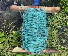 250metres barbed wire reduced for quick sale was E50