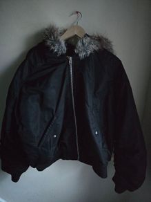 Bershka Faux Fur Hood
