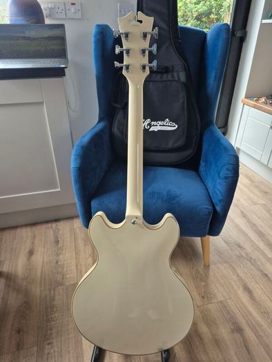 D"Angelico Premier DC Champagne