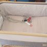 Tutti Bambini Cozee Bedside Crib - Oak and Charcoal Image 3