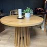 Tovo Extendable Round Dining Table Laminated 100-140cm Image 5