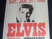 Elvis Presley-Memorial Auditorium,Buffalo,NY,Jan 21st 1956 concert poster repro