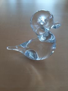 Wedgwood glass duck