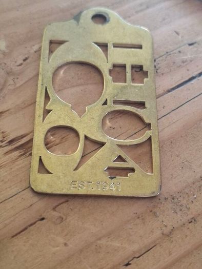 Coach vintage handbag charm