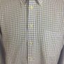 Zara Man blue & White small check cotton shirt M 42 inch Chest postage included Image 2