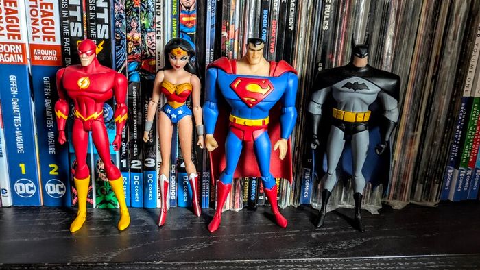 DC Direct - Justice League Animated Batman Superman Wonder Woman The Flash Series Action figures