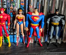 DC Direct - Justice League Animated Batman Superman Wonder Woman The Flash Series Action figures