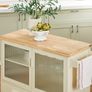 Kitchen Island portable With Wine Glass Holder Kitchen Cabinet Image 6