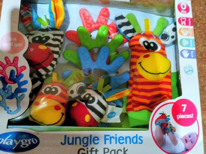 Jungle friends gift pack for 0 m+