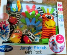 Jungle friends gift pack for 0 m+