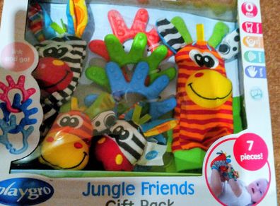 Jungle friends gift pack for 0 m+
