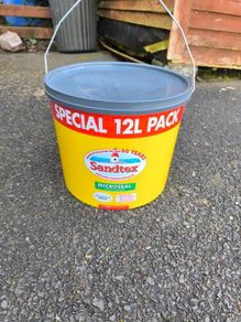 12L White Santex exterior wall Paint