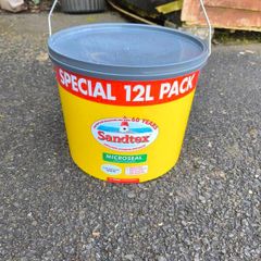 12L White Santex exterior wall Paint