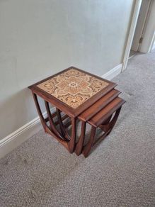 G plan Astro tiled nest of tables