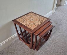 G plan Astro tiled nest of tables