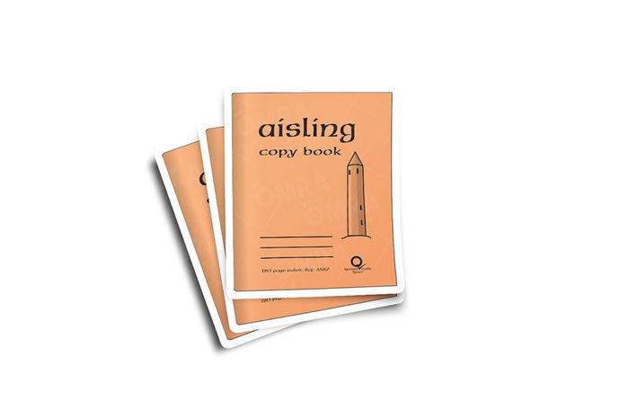 Aisling Copy Book Retro Glossy Sticker 2-Pack