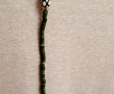 Dark green necklace