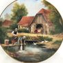 Idyllic Village life collectors plate Image 6