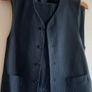 Men's 3 Piece Navy Pinstripe Suit Image 2