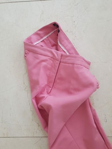 Zara pink trousers uk10
