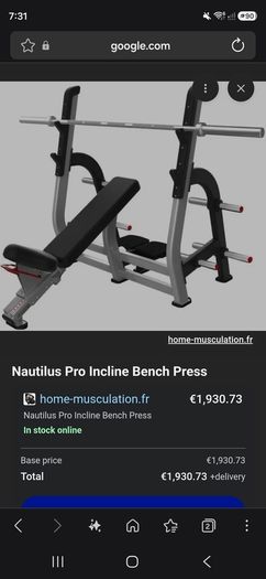 Nautilus Gym Benchs Like New Full Gym Set