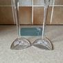 Louise Kennedy Pair Tri Star Champagne Flutes Tipperary Crystal Unused in Original abox Image 9