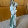 Vintage Porcelain Figurine Hand Painted Bottle Decanter Image 6