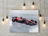 Alfa romeo formula 1 printed Wall picture foamex board printed picture on it wall board wall decor wall art picture