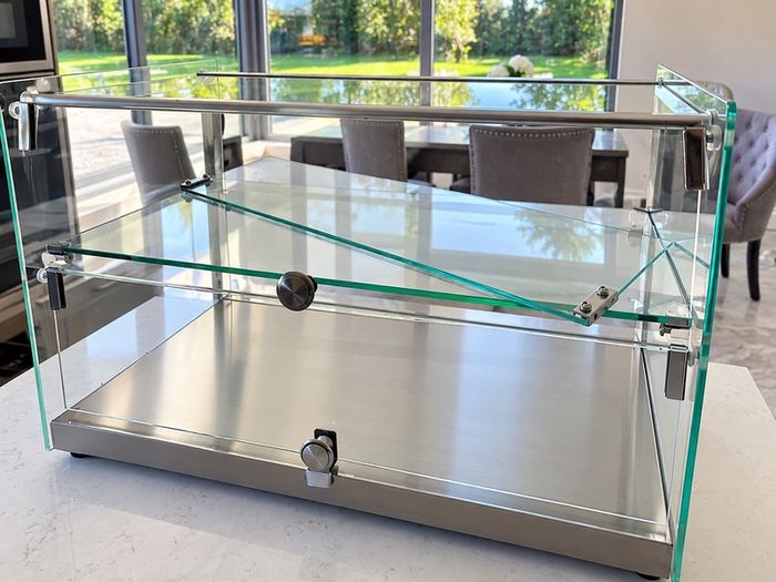 Glass Countertop Food Display