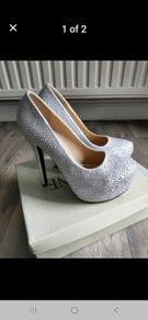silver heels