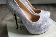 silver heels