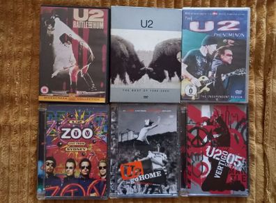 U2 Dvd Collection Bundle Classic Rock Pop Live Music Bono The Edge