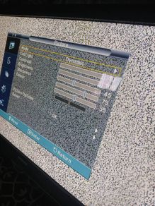 large television,is NOT a smart tv, works perfect as seen in photos,