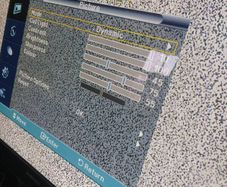 large television,is NOT a smart tv, works perfect as seen in photos,