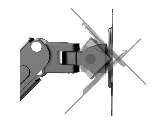 TV Monitor Desk Mount Arm Bracket Tilt Swivel 13-27"