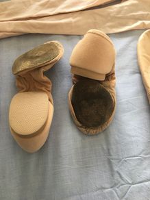 Split sole dance shoes