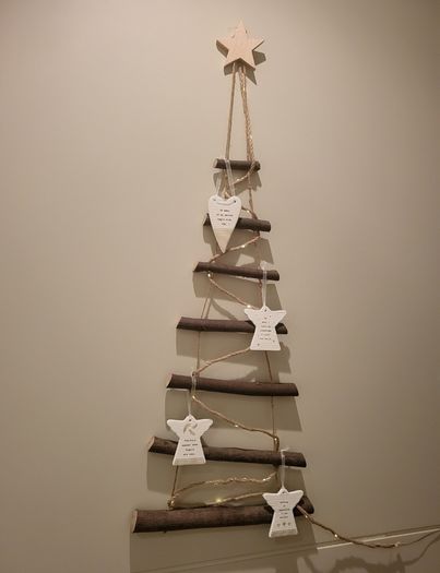 Christmas tree ladder