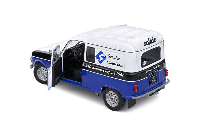 Renault 4 Lf4 Service Van 1988 New In Box 1/18 Limited - 90 Years