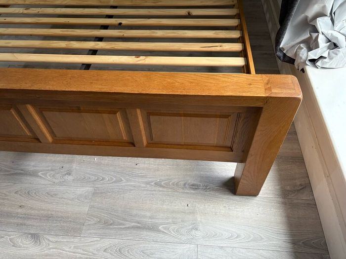 Super king bed wooden frame