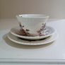 Vintage Tea Trio / Set Windsor Ware Johnson Brothers, Garden Bouquet Image 2