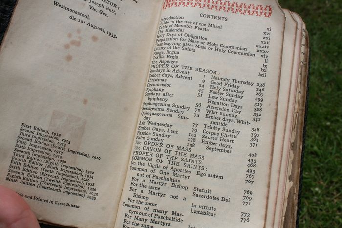 Antique Prayers and Missals