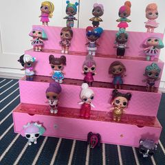 LOL dolls, LOL pop up store and carry case, accessories