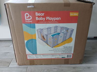 Bezou Baby Bear Playpen
