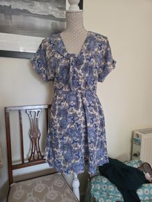 Ladies paisley dress uk8-10