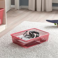 IKEA Trofast pink mesh storage baskets- metal
