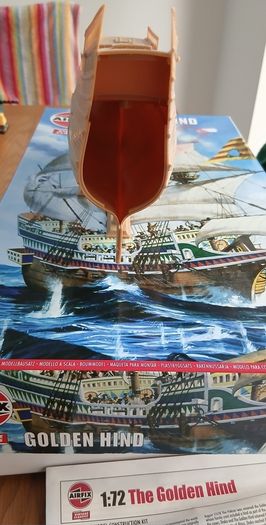 Airfix: Golden Hind model ship
