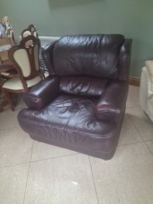 Genuine Leather Armchair