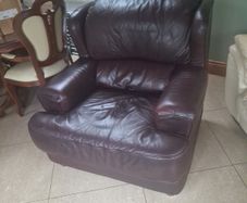 Genuine Leather Armchair