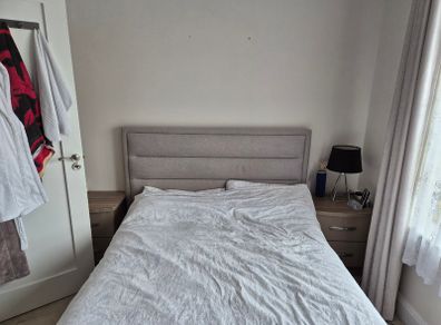 Double Bed with TV Frame