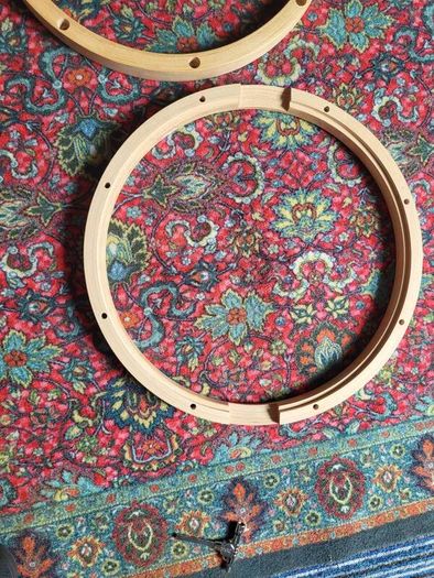 wooden snare hoops